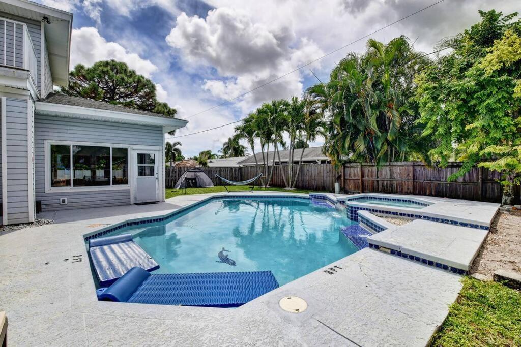 5 Bedroom Mansion With Pool And Non-Heated Jacuzzi Games In Boynton Beach Exteriör bild