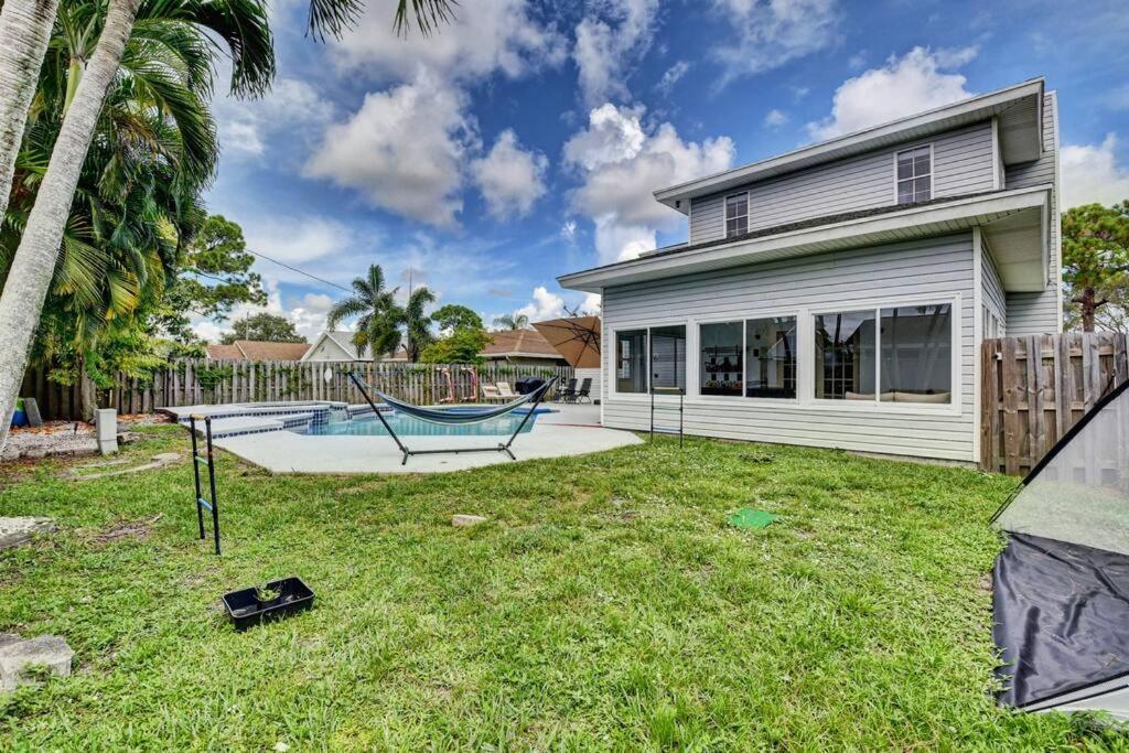5 Bedroom Mansion With Pool And Non-Heated Jacuzzi Games In Boynton Beach Exteriör bild