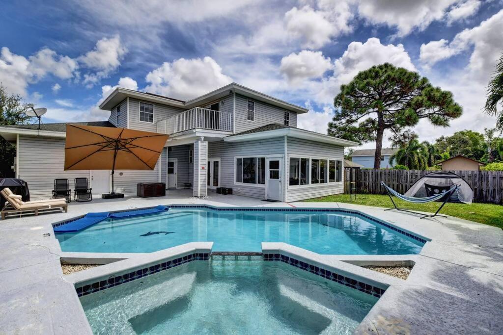 5 Bedroom Mansion With Pool And Non-Heated Jacuzzi Games In Boynton Beach Exteriör bild
